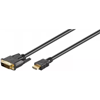 Microconnect HDM192413 Videokabel-Adapter 3 m DVI-D HDMI Typ A (Standard) Schwarz