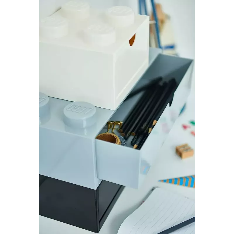 Schreibtischschubladen-Aufbewahrungsbox Room Copenhagen 40201735 weiß — LEGO-kompatibler Organizer