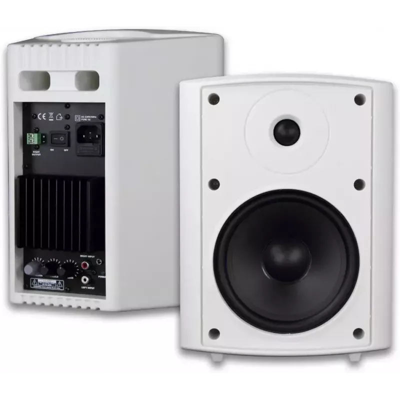 Vivolink Aktivlautsprecher-Set 2x50W Weiß