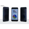 Datenschutzfolie Kapsolo KAPSOLO 2-Wege-Klebefolie für iPhone 13 / iPhone 13 Pro — 6,1 Zoll (15,5 cm), 63 % Lichtdurchlässigkeit, 3H-Härte