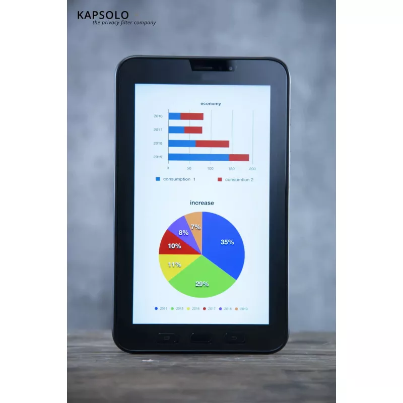 Kapsolo Displayschutz für iPad Mini 6 — antimikrobiell, 2H Härte, 86% Lichtdurchlässigkeit, passend für max. 20,1 cm (7,9 Zoll) Display