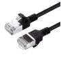 Microconnect V-FTP6A03S-schlank Netzwerkkabel Schwarz 3 m Cat6a U/FTP (STP)