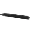 Lanview LVR-3MUK-SPD-UK8 Stromverteilereinheit (PDU) 8 AC-Ausgänge 1,4U Schwarz