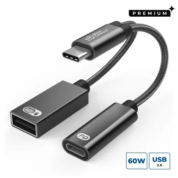 Video-Kabeladapter Microconnect MC-USBC-CFAF 0,13 m Stecker auf Buchse