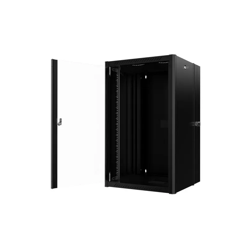 Lanview RWP20U45BL-D Rack-Schrank 20U Wandmontage-Rack Schwarz