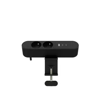 MicroConnect MC-MDPS-FR2-30W Multi-Desktop-Steckdose, 2 Ausgänge, 30W