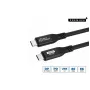 Microconnect USB4CC1-240W-80GBPS USB-Kabel USB4 Gen 3x2 1 m USB C Schwarz
