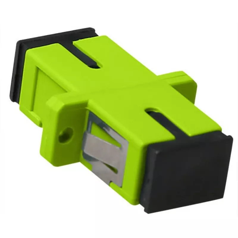 ACT Glasfaser SC-SC Simplex-Adapter Multimode OM5, SC/SC, Grün, Multimode, Zirkonkeramik, OM5, 1 Stk.