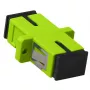 ACT Glasfaser SC-SC Simplex-Adapter Multimode OM5, SC/SC, Grün, Multimode, Zirkonkeramik, OM5, 1 Stk.