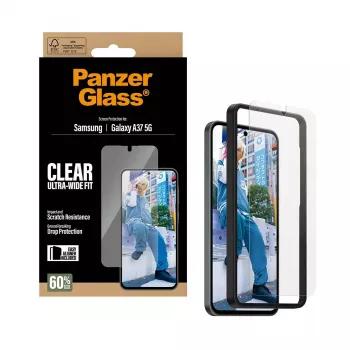 PanzerGlass Displayschutz Ultra-Wide Fit für Samsung Galaxy A37 5G — Klar, kratzfest