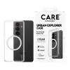 PanzerGlass CARE™ Urban Explorer Hülle für Samsung Galaxy S26 — Transparente Abdeckung mit weißer Qi-Unterstützung