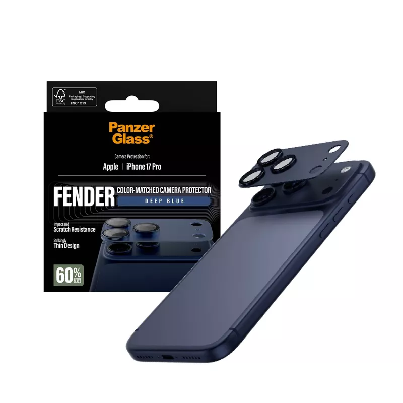 PanzerGlass Fender Deep Blue Kameraschutz für iPhone 17 Pro