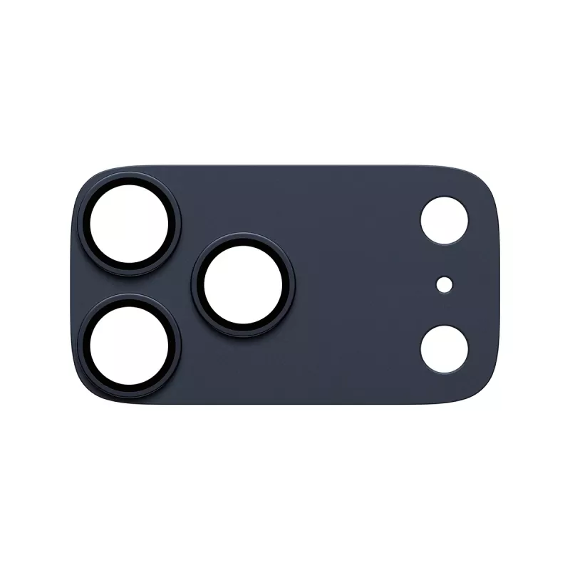 Kamera-Schutzglas PanzerGlass Fender Deep Blue für iPhone 17 Pro Max, Silikon, kratz- und stoßfest