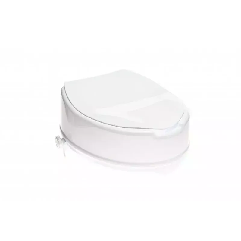 Toilettensitzerhöhung PDS CARE AR-115 AT51202, weiß, höhenverstellbar 150 mm, abschließbar, max. Belastung 180 kg