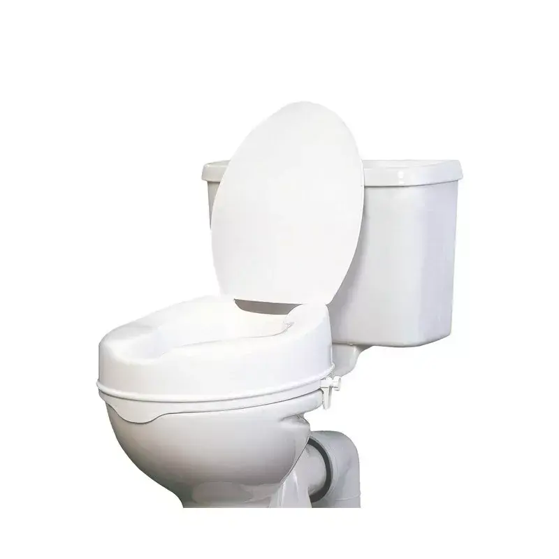 Toilettensitzerhöhung PDS CARE AR-115 AT51202, weiß, höhenverstellbar 150 mm, abschließbar, max. Belastung 180 kg