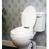 Toilettensitzerhöhung PDS CARE AR-115 AT51202, weiß, höhenverstellbar 150 mm, abschließbar, max. Belastung 180 kg