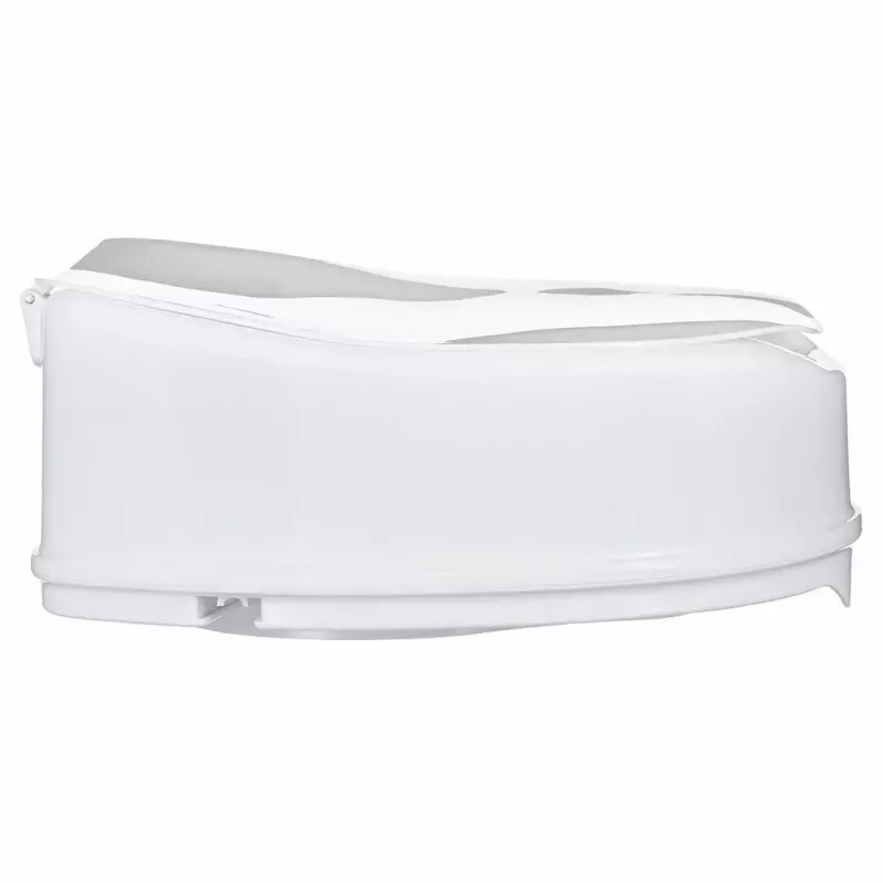 Toilettensitzerhöhung PDS CARE AR-115 AT51202, weiß, höhenverstellbar 150 mm, abschließbar, max. Belastung 180 kg