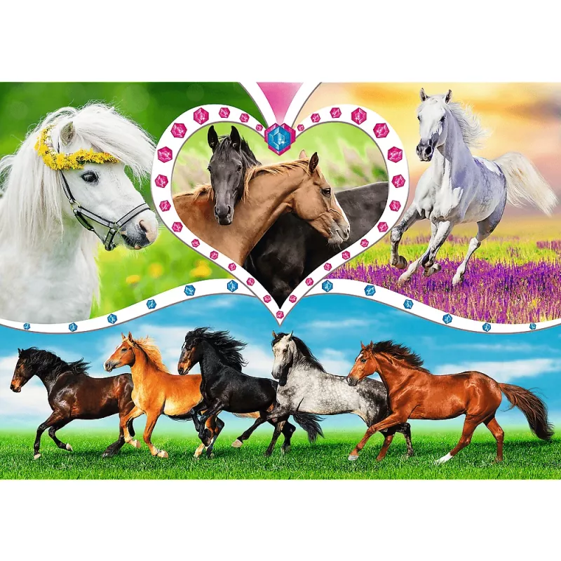 TREFL Puzzle 200 Teile – Katzenstreiche, 200 Teile, Karton