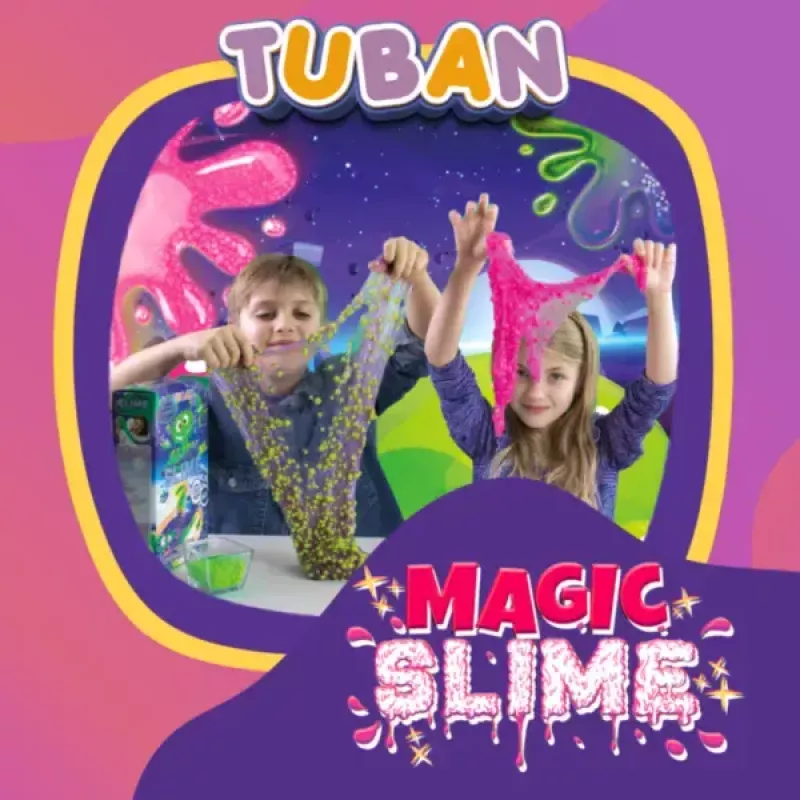 Kinder-Bastelset TUBAN DIY SLIME ALIEN XL, mehrfarbig, ab 6 Jahren