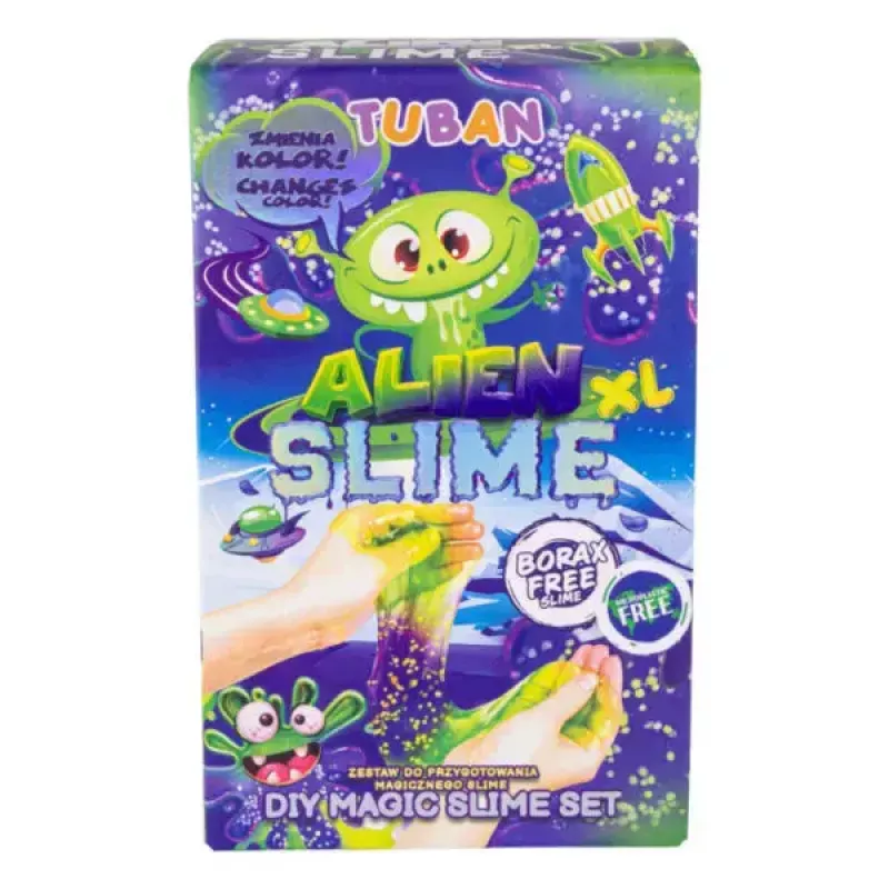 Kinder-Bastelset TUBAN DIY SLIME ALIEN XL, mehrfarbig, ab 6 Jahren