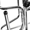 Rehabilitations-Hochgehwagen ActionMed B200AM — Stehhilfe mit Sitz, 4 Rädern, höhenverstellbar 100–125 cm, max. Belastung 120 kg, Rahmenbreite 65 cm
