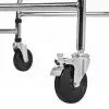 Rehabilitations-Hochgehwagen ActionMed B200AM — Stehhilfe mit Sitz, 4 Rädern, höhenverstellbar 100–125 cm, max. Belastung 120 kg, Rahmenbreite 65 cm