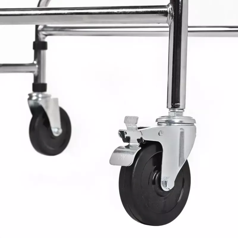 Rehabilitations-Hochgehwagen ActionMed B200AM — Stehhilfe mit Sitz, 4 Rädern, höhenverstellbar 100–125 cm, max. Belastung 120 kg, Rahmenbreite 65 cm