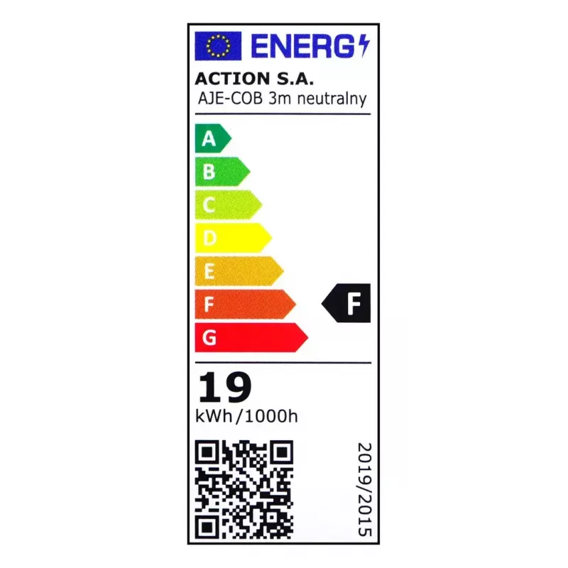 Universal-LED-Streifen ActiveJet AJE-COB 3 m Neutralweiß 1850 lm 19 W IP20