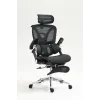 Ergonomischer Bürostuhl ActiveJet YK848 — Mesh-Sitz und Mesh-Rückenlehne, schwarz, Rückenlehne 50,5×57 cm, Sitzbreite 48,5 cm