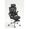 Ergonomischer Bürostuhl ActiveJet YK848 — Mesh-Sitz und Mesh-Rückenlehne, schwarz, Rückenlehne 50,5×57 cm, Sitzbreite 48,5 cm