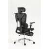 Ergonomischer Bürostuhl ActiveJet YK848 — Mesh-Sitz und Mesh-Rückenlehne, schwarz, Rückenlehne 50,5×57 cm, Sitzbreite 48,5 cm