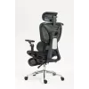 Ergonomischer Bürostuhl ActiveJet YK848 — Mesh-Sitz und Mesh-Rückenlehne, schwarz, Rückenlehne 50,5×57 cm, Sitzbreite 48,5 cm