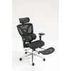 Ergonomischer Bürostuhl ActiveJet YK848 — Mesh-Sitz und Mesh-Rückenlehne, schwarz, Rückenlehne 50,5×57 cm, Sitzbreite 48,5 cm