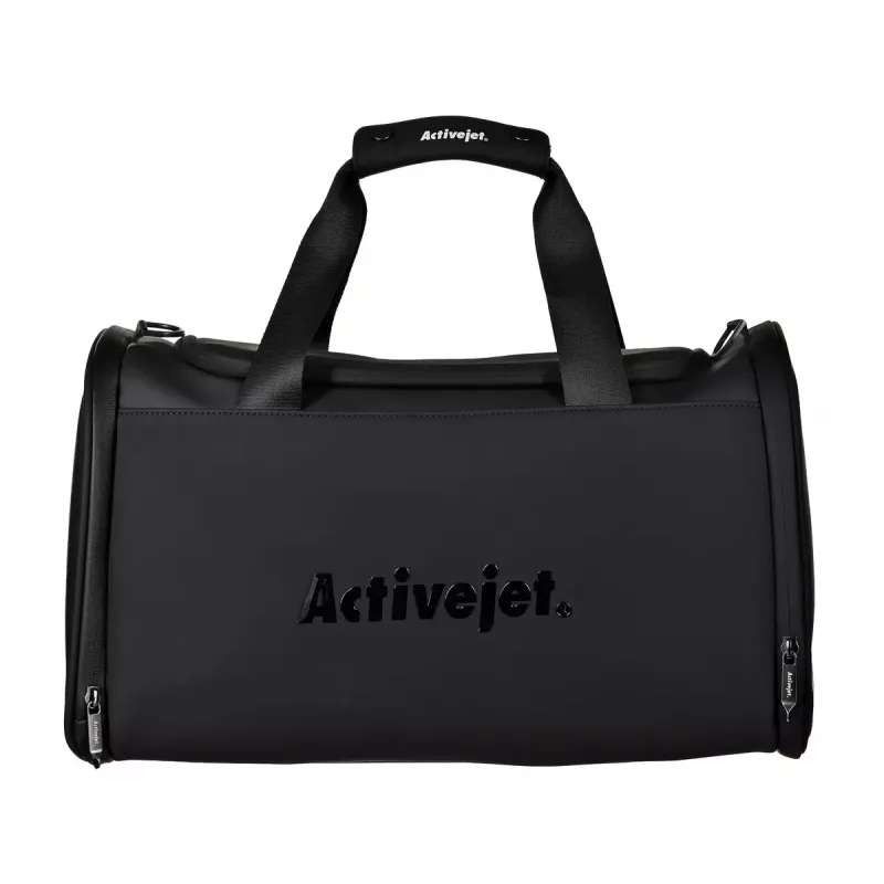 Lymphdrainage-Kompressionsmassagegerät für Beine ActiveJet ACM-PLUS-A1 S – batteriebetrieben 25 W, integrierte Batterie, 330×840×60 mm, Schwarz/Orange