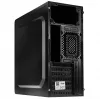 PC-Gehäuse Akyga AK939BL Midi Tower — ATX/Micro-ATX-Unterstützung, 3×3,5 Zoll + 3×2,5 Zoll Schächte, GPU bis zu 385 mm, USB 2.0