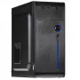 PC-Gehäuse Akyga AK939BL Midi Tower — ATX/Micro-ATX-Unterstützung, 3×3,5 Zoll + 3×2,5 Zoll Schächte, GPU bis zu 385 mm, USB 2.0