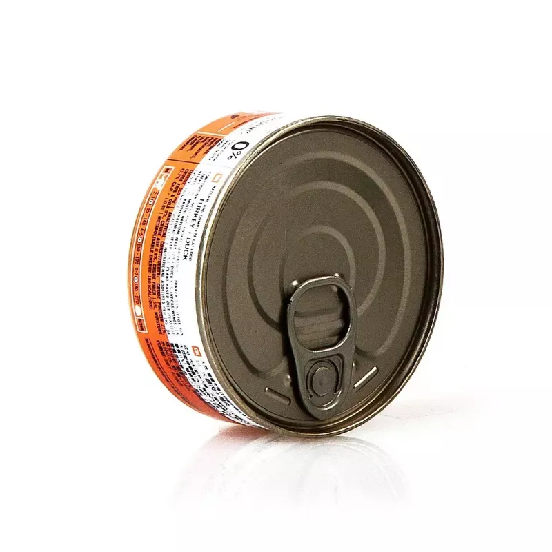 Nassfutter für Katzen 3coty Truthahn mit Ente 80 g Beutel — vollwertiges getreidefreies Nassfutter für ausgewachsene Katzen