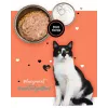 Nassfutter für Katzen 3coty Truthahn mit Ente 80 g Beutel — vollwertiges getreidefreies Nassfutter für ausgewachsene Katzen