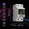 Einphasiger Energieverbrauchszähler QOLTEC 50981 DIN35 230V 50Hz