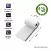Thermo-Kassenrollen QOLTEC 57 x 30 mm 55 g/m² BPA-frei, Kern 17 mm, 10 Stück