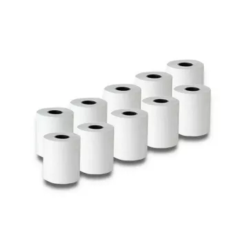 Thermo-Kassenrollen QOLTEC 57 x 30 mm 55 g/m² BPA-frei, Kern 17 mm, 10 Stück