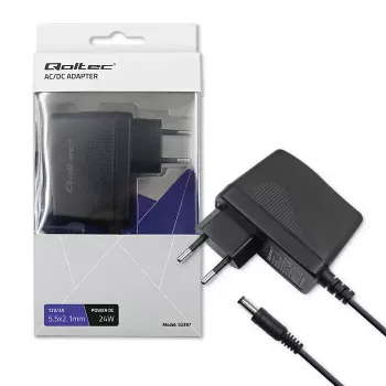 Ladegerät für Mobilgeräte Qoltec 52397 Universal Schwarz AC Innenbereich 2A 220-240V