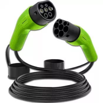 Ladekabel für Elektrofahrzeuge Qoltec 52474 Typ 2 22 kW 5 m
