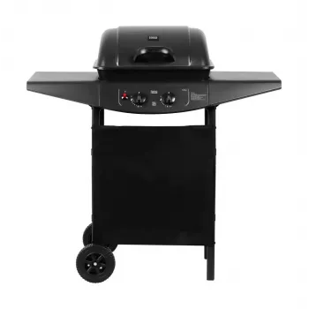 Gasgrill TEESA TSA0080 — 2 Brenner, tragbarer Outdoor-Grill