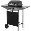 Gasgrill TEESA TSA0080 — 2 Brenner, tragbarer Outdoor-Grill