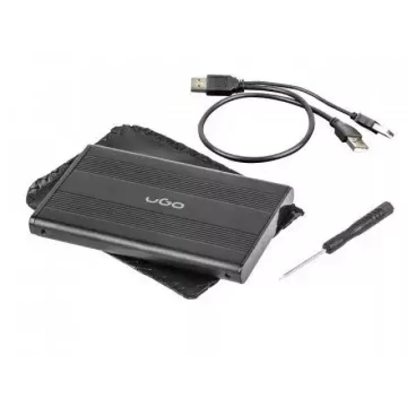 HDD/SSD-Gehäuse uGo Marapi S120 Schwarz 2,5 Zoll