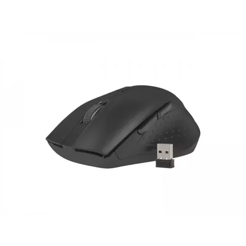 Kabelloses Tastatur-Maus-Set NATEC Stingray NZB-1440 — RF Wireless, Full-Size 108-Tasten QWERTY, US-Englisch, schwarz