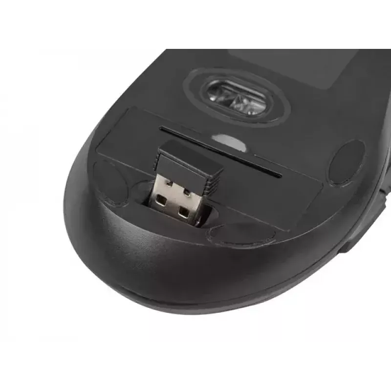 Kabelloses Tastatur-Maus-Set NATEC Stingray NZB-1440 — RF Wireless, Full-Size 108-Tasten QWERTY, US-Englisch, schwarz