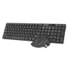 Kabelloses Tastatur-Maus-Set NATEC Stingray NZB-1440 — RF Wireless, Full-Size 108-Tasten QWERTY, US-Englisch, schwarz
