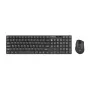 Kabelloses Tastatur-Maus-Set NATEC Stingray NZB-1440 — RF Wireless, Full-Size 108-Tasten QWERTY, US-Englisch, schwarz